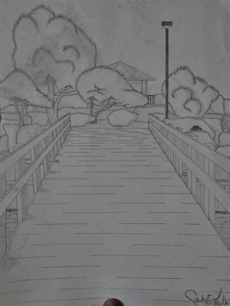 Bridge Landscape Sketch