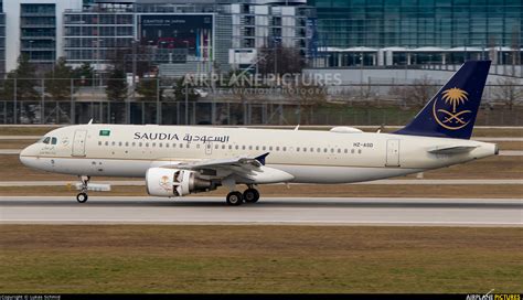 HZ ASD Saudi Arabian Airlines Airbus A320 At Munich Photo ID