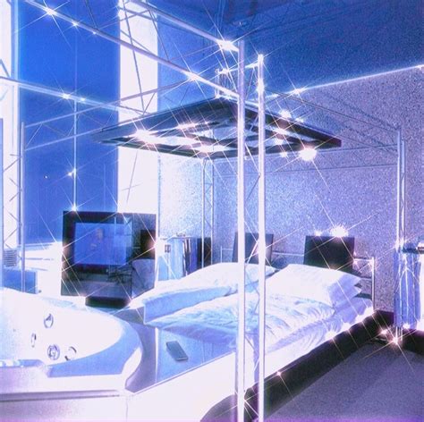 Blue 90s Bedroom Aesthetic