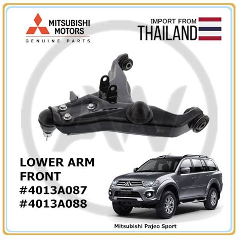 Original Mitsubishi Pajero Sport 4WD 2008 2016 Front Lower Control Arm