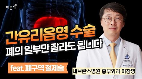 간유리 음영 수술 폐의 일부만 잘라도 됩니다 Feat폐구역 절제술 세브란스병원 흉부외과 이창영 Youtube