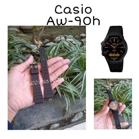 Jual STRAP TALI JAM TANGAN CASIO AW 90H AW 90 AW90 H Shopee Indonesia