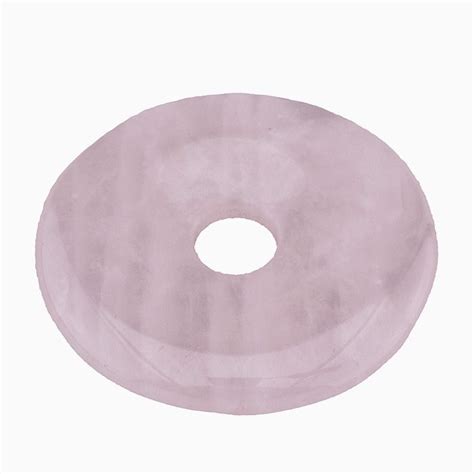 Donut En Quartz Rose Quartz Rose Lithotherapie Pierre Min Rale