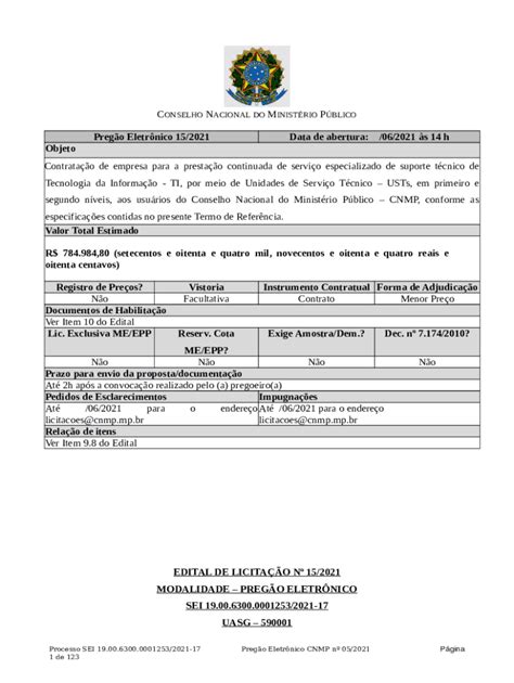 Julgamento De Recurso Prego Eletrnico N Doc Template Pdffiller