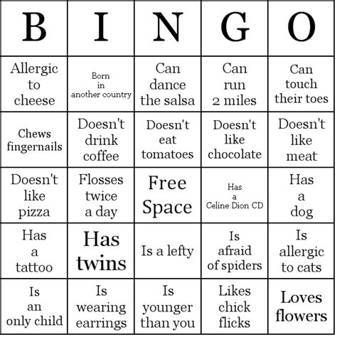 Funny Bingo Questions For Adults Funny Png