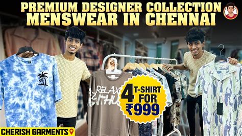 Premium Designer Collection Menswear In Chennai 4 T Shirt For ₹999