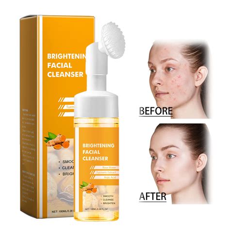 Facial Cleanser 𝐊𝐨𝐣𝐢𝐜 Acidity Foaming Cleanser Glowing Refreshing Face Wash Natural Moisturizing