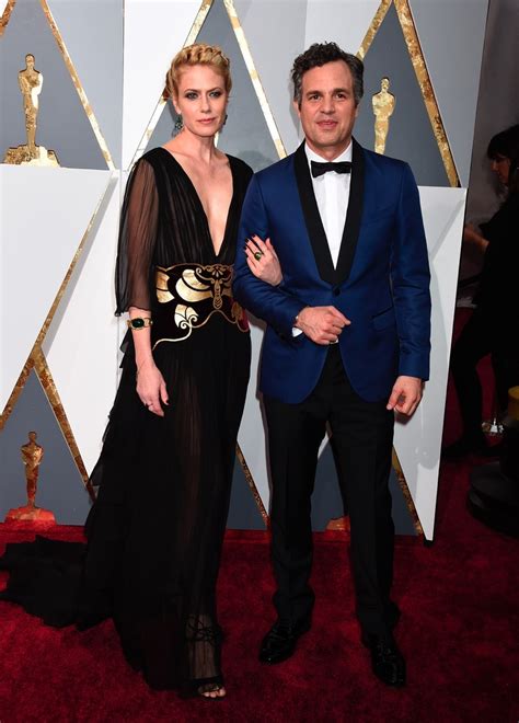 Mark Ruffalo and wife Sunrise Coigney at the 88th Annual Academy Awards - Growing Your Baby