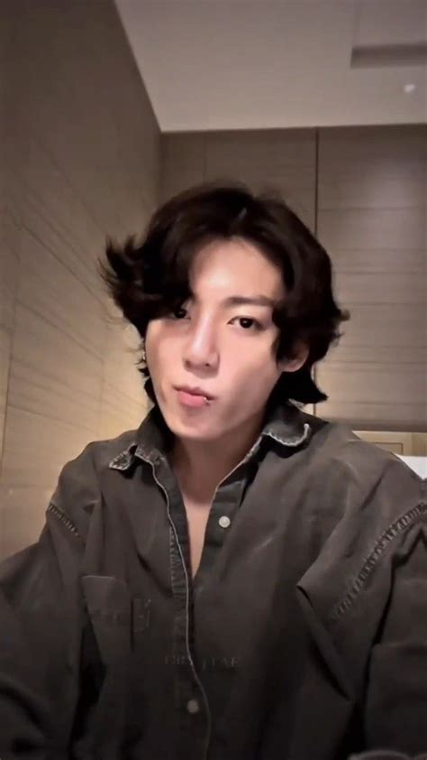 Jungkook Long Hairs Foto Jungkook Jungkook Jungkook Cute