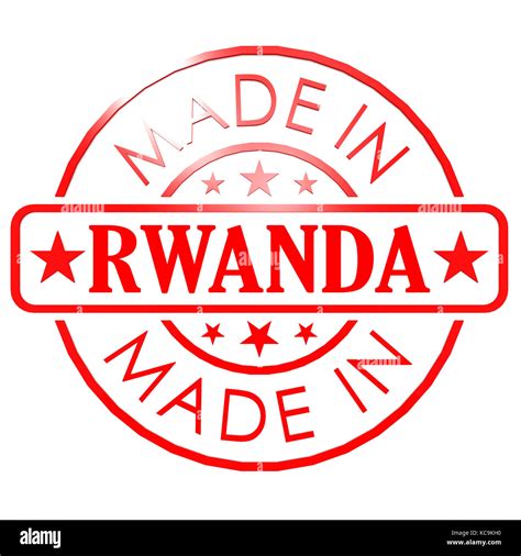 Made In Rwanda Red Seal Image With Hi Res Rendered Artwork That Could