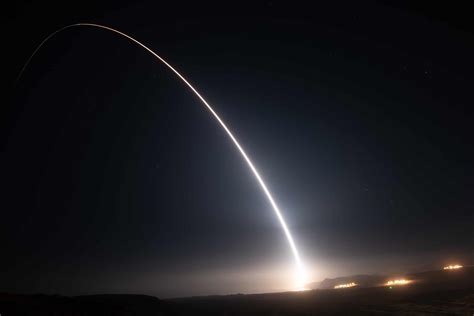 Us Tests Minuteman Iii Icbm Missile Threat