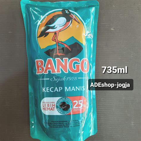 Jual Bango Kecap Manis Pouch Ml Jumbo Sweet Soy Sauce Refil