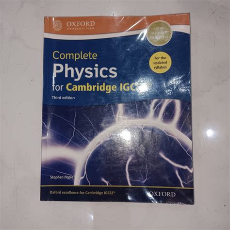 Jual Buku Complete Physics Fisika Cambridge Igcse Third Edition Oxford