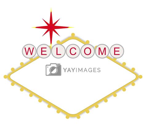 Editable Blank Las Vegas Sign Template