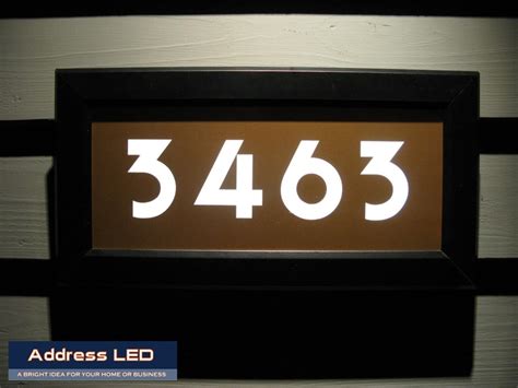 29 best images about Address LED - illuminated house numbers on ...