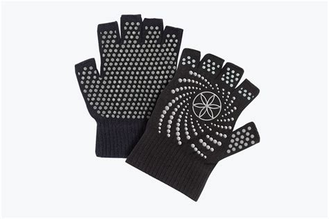 Grippy Yoga Gloves Black Gaiam