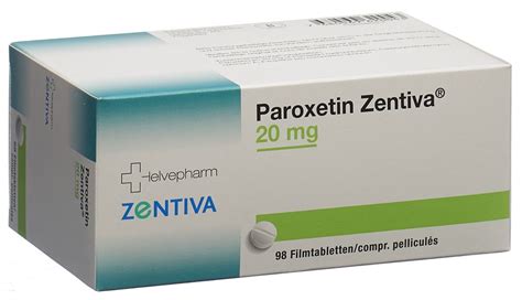 Paroxetine Zentiva Filmtabl Mg Blist Stk Online Bestellen