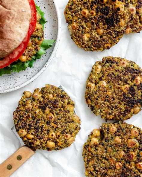 Easy Quinoa Chickpea Patties Plant Based On A Budget