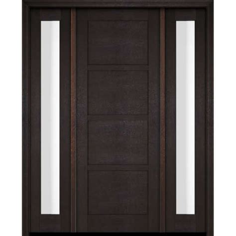 Eswda X Exterior Swing Mahogany Panel Windermere Shaker Single