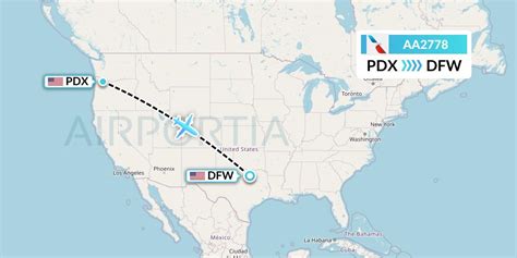 AA2778 Flight Status American Airlines: Portland to Dallas (AAL2778)