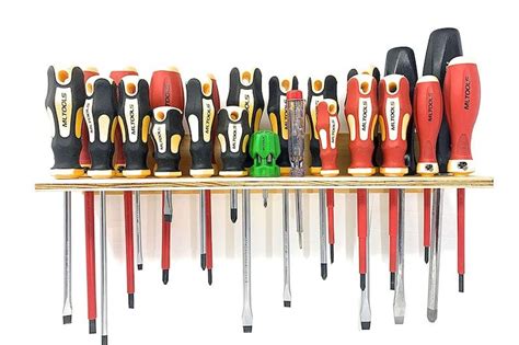 23 Screwdriver Organizer Tool Holder Wall Mount Tool Holder Etsy In