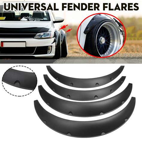 MOTORS Automotive Auto Parts Accessories 4Pcs JDM Universal Flexible