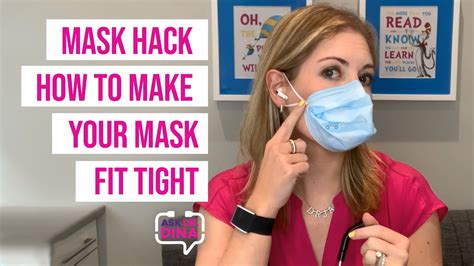 Mask Hack How To Make Your Mask Fit Tighter Youtube