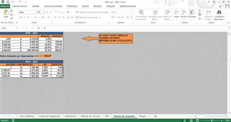 Planilha Rpa Recibo De Pagamento A Aut Nomo