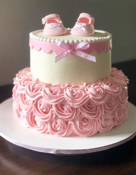 sweet baby girl cake cute cake ideas  baby showers