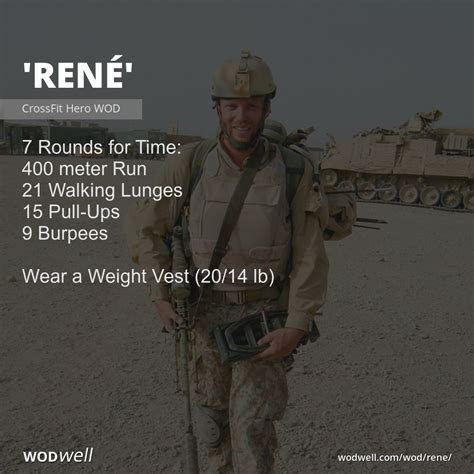 René Workout Crossfit Hero Wod Wodwell Hero Wod Crossfit Hero