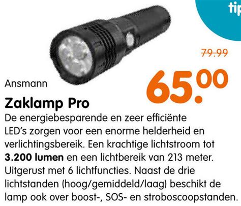 Ansmann Zaklamp Pro Aanbieding Bij Plentyparts