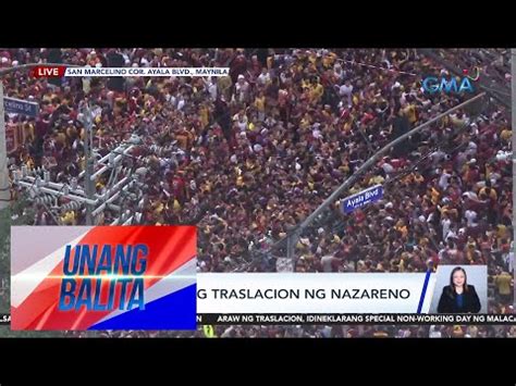 Sitwasyon Ng Traslacion Ng Nazareno As Of 7 02 A M January 9 2024