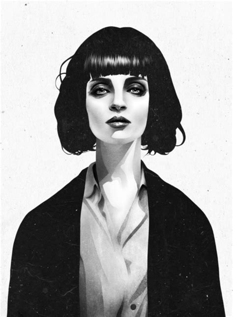 Mrs Mia Wallace Art Print By Ruben Ireland Pulp Fiction Fan Art