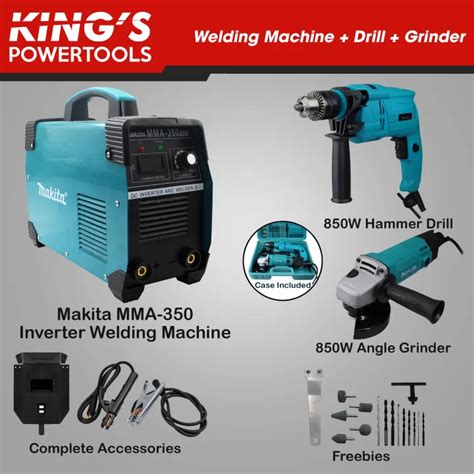 Mk Mma Welding Machine Mk Grinder And Drill Combo B Lazada Ph