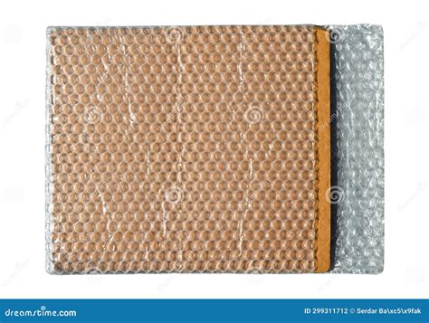 Bubble Wrap Envelope With Corrugated Cardboard Inside Beaded Nylon For