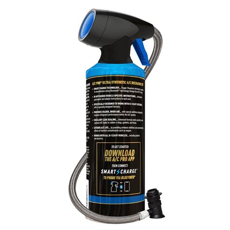 A C Pro R1234yf Refrigerant Can With Bluetooth Gauge 14oz