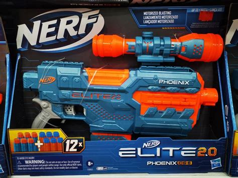 Nerf Elite 2.0 Phoenix CS-6 Motorized Blaster Toy, Hobbies & Toys ...