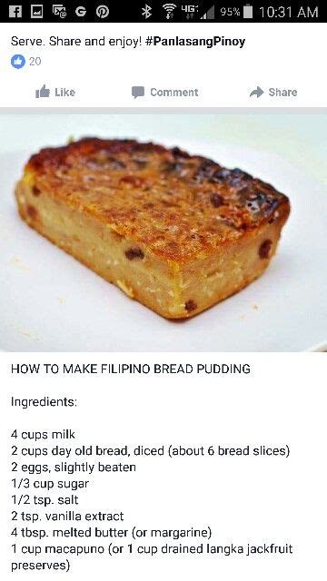 How To Make Pudding From Old Bread Philippines Bread Poster