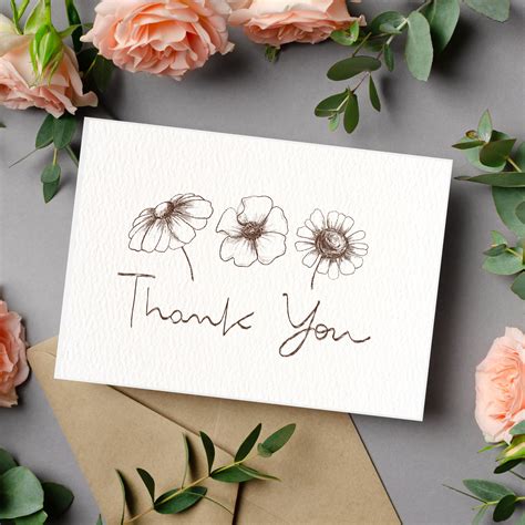 Printable Card Thank You Card Digital Card Instant Etsy