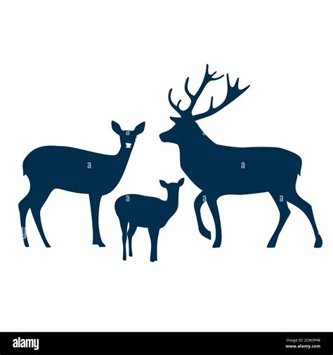 Deer Vector Illustration Stock Vector Image And Art Alamy