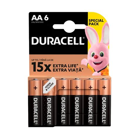 Dedeman Baterie Duracell Basic Aa 15v Alcalina 6 Buc Dedicat