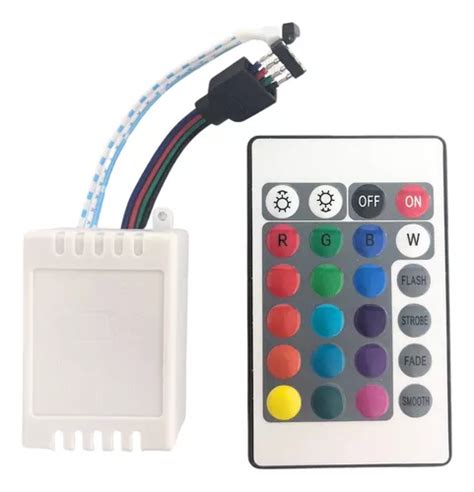 Controle Controlador Para Fita Led Rgb E Teclas Mercadolivre