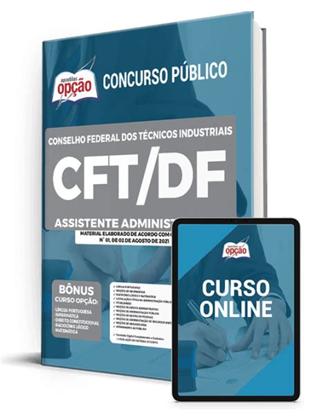 Baixar Apostila CFT DF 2021 Assistente Administrativo