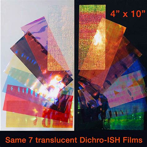 Dichro Ish Film Jumbo Pack Color Shifting Film For Resin Little