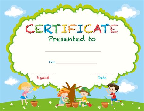 Printable Certificates For Kids