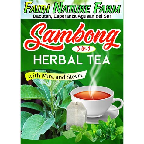 Sambong Herbal Tea Gabon 10 Tea Bags Shopee Philippines