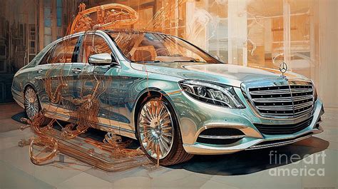 Car 2027 Mercedes Benz S Class Drawing By Clark Leffler Fine Art America