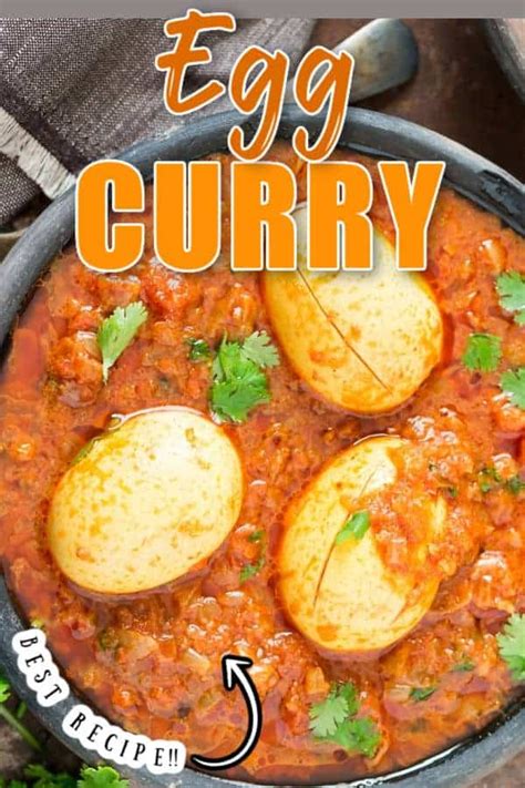 South Indian Spicy Egg Curry Recipe Egg Masala Curry Currytrail