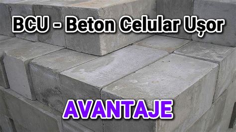 Avantajele BCU Beton Celular Usor Penobeton penobloki пеноблок