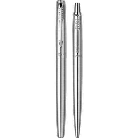 Set Parker Stilou Pix Jotter Stainless Steel Ct Gravat In Cutie Duo